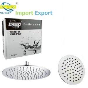 Soffione Minimale In Acciaio Anticalcare Import Tondo.