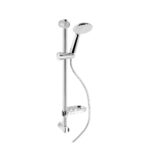 Set Doccia Saliscendi Cromato 5 Getti in Aciaio Inox e Abs CAPRI.