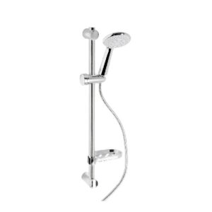 Set Doccia Saliscendi Cromato 5 Getti in Aciaio Inox e Abs CAPRI.