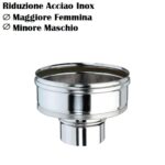 Riduzione Innesto Acciao Maschio Inferiore  Femmina Maggiore. 120-150