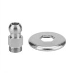 Raccordi Cromati per flessibili. Niples Doppia 10 mm