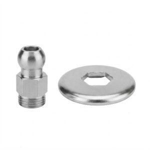 Raccordi Cromati per flessibili. Niples Doppia 10 mm