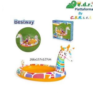 Piscina Giraffa, Cm. 266X157X127 Con Spruzzo  53089