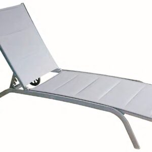 Letto Sole In Alluminio "June" Grigio  La-012