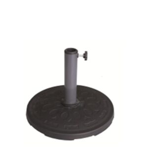 Base In Poliresina Diam. Mm. 50 Kg. 25  X Ombrelloni Con Pali Mm. 38 , Mm. 48  Ss-020