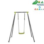 Set Singola Altalena  Cm. 150X140X180H ( Tute 3 - 12 ) Gambe Tubo Mm. 45  Xn-015